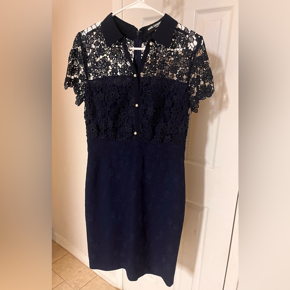 NWOT Karl Lagerfeld Lace Dress (4)